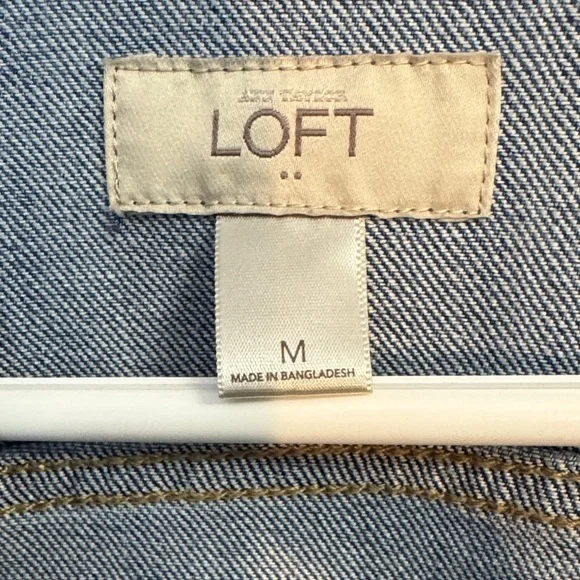 LOFT Classic Blue Jean Jacket - Picture 2 of 7